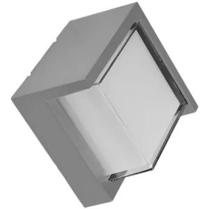 FABRILAMP Applique d'extérieur led Anoa (12W 3000K 600lm) IP65 16x16x1...Vendu parmanomano