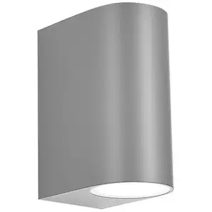 FABRILAMP Applique extérieure Gazelle 2xgu10 gris ip44 14,7x7x9 cm pas cher