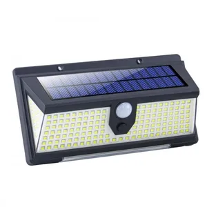 MEDIA WAVE STORE Lampe D'extérieur LED Blanche Avec Panneau Solaire Et Détecteur De MouvementVendu parmanomano