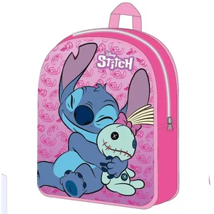 Disney, Sac + cartable maternelle, Stitch round backpack 27cm