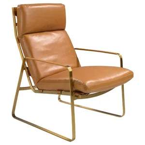 Angel Cerdá Fauteuil En Cuir CamelVendu parrakuten