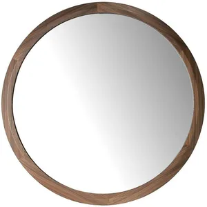 Miroir mural rond noyer 3084 - ANGEL CERDÁVendu parcdiscount