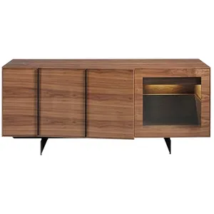Buffet de noyer avec éclairage intérieur à led 3218 ANGEL CERDA pas cher