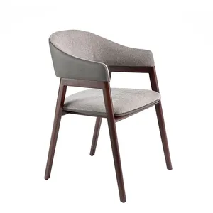 Chaise Rembourrée Design Tania - Gris - AC ANGEL CERDÁ - Bois - Simili...Vendu parcdiscount