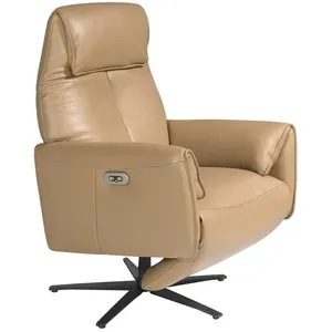 Angel Cerdá Fauteuil Relax Pivotant En Cuir Arena pas cher