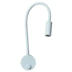 CRISTALRECORD Applique liseuse led Blanc Classique 3W 450Lm 4000K pas cher