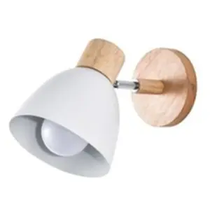 CRISTALRECORD Applique murale Nami blanche 1xE27 pas cher