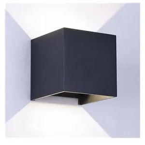 CRISTALRECORD Appliquer IP54 Ouvert LED 2x5W 4000K Anthracite pas cher