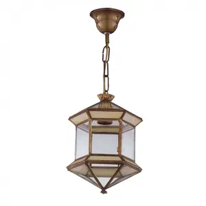 FABRILAMP Fab 1.973-Opalina Lanterne Opale Hexagonale Grenadine 1xe27 Regx21x21 pas cher