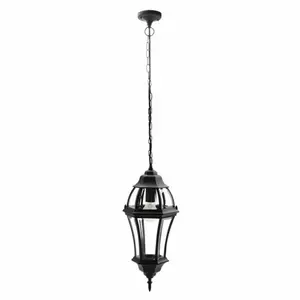 FABRILAMP Fab 149611009 Suspension Extérieure Aluminium Becrux 1xe27 Noir Ip44 Regx24x24 Cm pas cher