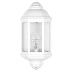FABRILAMP Lampe murale d'extérieur Shaula aluminium 1xe27 white ip44 36.5x16.5x16.5x9.5 cm pas cher