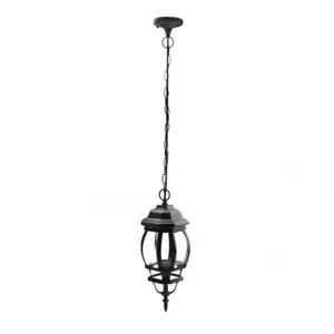 Suspension de Aluminium pour usage extérieur de la série Caelum Noir ip 44 - Fabrilamp