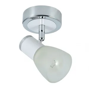 FABRILAMP AKUNADECOR Offre Spot Salle de Bain Modèle Cholo Blanc/Chrome pas cher