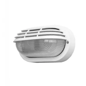 FABRILAMP Lampe murale ext.ovale canopus small 1xe27 polycarbonate blanc 10x20,5x11,5 cm ip44Vendu parmanomano