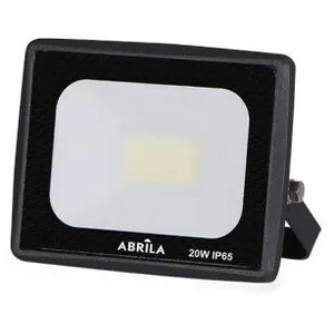 FABRILAMP Projecteur Zircon 20w 6500k Black 2000lm 120º 10x12,5x2,3 Cm Ip66 pas cher