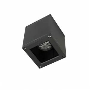 LEDS-C4 Plafonnier GU10 Afrodita, aluminium et verre, gris urbain - Gris