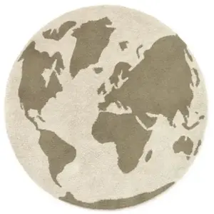 Tapis lavable RugCycled Carte du monde pas cher