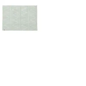 Tapis coton motif Z - vert - 120 x 160 pas cher