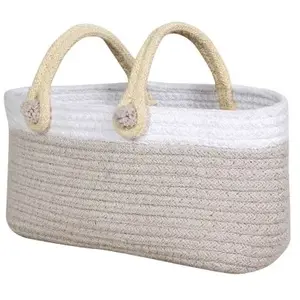 Lorena Canals Panier de rangement Maria beige (10 x 25 x 12 cm) pas cher