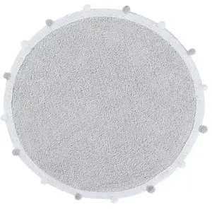 Lorena Canals Tapis lavable Bubbly Light gris (120 cm) pas cher