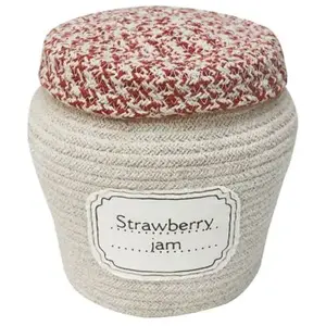 Lorena Canals Panier pot de confiture de fraise pas cher