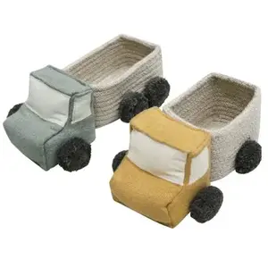 Lorena Canals Lot de 2 paniers Trucks pas cher