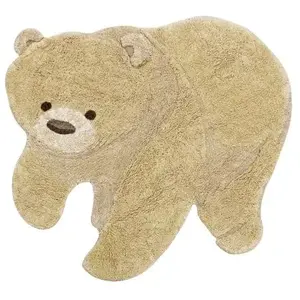 Lorena Canals Tapis lavable Bear (120 x 122 cm) pas cher