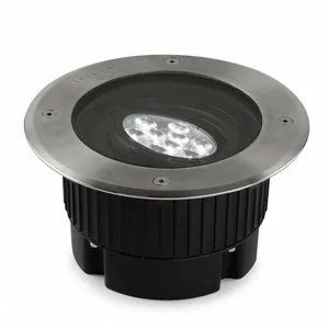 Comparateur de prix : LEDS-C4 Spot à encastrer Gea, Led 4000k 9W, technopolymère, acier inoxydable et verre