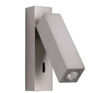 Leds-C4 Grok - Lampe De Lecture Murale Intérieure À 1 Lumière Led, Nic...