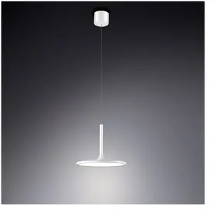 LEDS-C4 Suspension Net, aluminium et polystyrène, blanc mat, 25 cm pas cher
