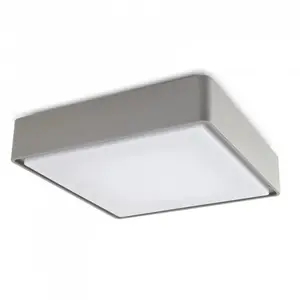 Comparateur de prix : LEDS-C4 Plafonnier Led Kossel, polycarbonate, gris, 40 cm