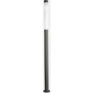 Leds-c4 - Colonna lyon di 1810 mm di altezza, con finitura grigio scuro e testa non inclusa pas cher
