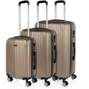 Itaca Valise à Roulettes Sevron Rigid Abs T71500 3 Unités