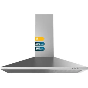 Comparateur de prix : Cecotec Hotte en forme de pyramide Bolero Flux PM 903500 Inox B