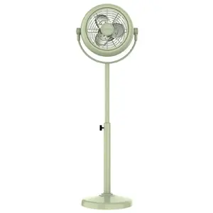 Cecotec - Ventilateur sur Pied EnergySilence 250 ClassicStyle Green - 25 W, Diamètre 25 cm, 3 Pales et Hauteur Réglable, 2 Vitesses et Design Soigné, Utilisation Facile, Utilisation Facile