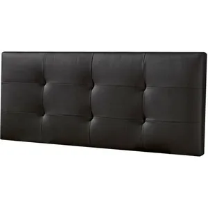 MARCKONFORT Tête de lit Carla 140x60 cm Noir, rembourrée de Mousse pas cher