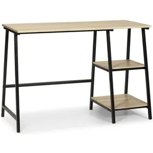 VS VENTA-STOCK Bureau Lisboa, Table pour PC, Style Industriel, 105x 47 x 75cm pas cher