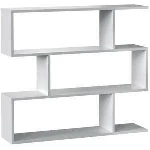 Étagère Bibliothèque Bolonia - VS VENTA-STOCK - Blanc - 6 étagères - S...Vendu parcdiscount