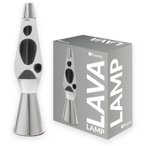 Fisura BULLET-Lampe lave Métal/Verre H40cm pas cher