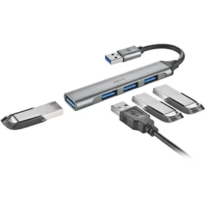 Hub USB - NGS - IHUB4 MICRO - 4 Ports - USB 3.2 Gen1 - Compact - Alumi... pas cher