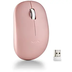 Souris optique sans fil - NGS - FOG PRO PINK - 1000 DPI - Boutons silencieux - Ambidextre