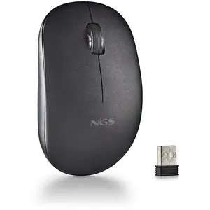 NGS Fog Pro Black - Souris sans Fil, Souris Optique 1000 DPI, Interfac...