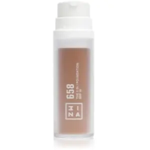 3INA MAKEUP - The 3 in 1 Foundation 658 - Fond de Teint Sable avec Sous-Teinte Rose - Primer Anti-Cernes et Fond de Teint avec SPF 15 et Vitamine C - Vegan - Cruelty FreeVendu parflaconi
