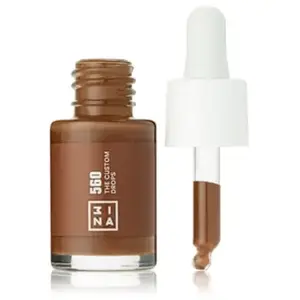 Comparateur de prix : 3INA MAKEUP - The Custom Drops 560 - Fond de teint en gouttes pour ajuster le maquillage - Formule durable - Effet matifiant - Sans huile - Vernis mat - Végétalien - Cruelty Free