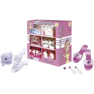 Tachan Prinsessenset De Luxe - Schoenen, Tiara's en Sieraden - Accessoires Prinses - In Cadeaubox pas cher