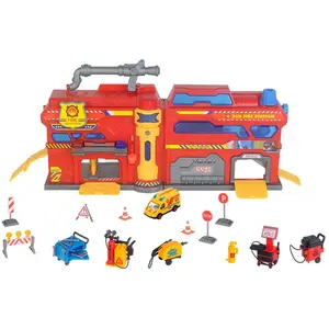 Tachan Garage Mallette Caserne De Pompiers pas cher