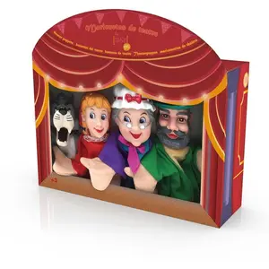 YWA Tachan Ensemble De 4 Marionnettes Du Petit Chaperon Rouge pas cher