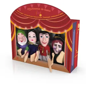 YWA TACHAN CPA Toy Group 749T00539 Lot de 4 marionnettes pour enfants Blanc neige 30 cm pas cher