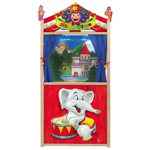 YWA - Théâtre en bois XL TACHAN Marionnettes, Multicolore (749T00541) pas cher