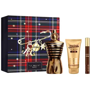 Gaultier, Set cadeau beauté, Le Male Elixir Eau De Parfum 125ml Eau De... pas cher